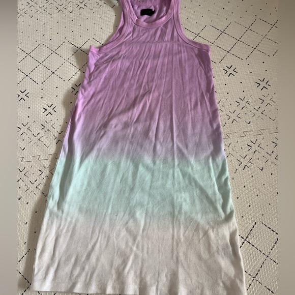 WSLY - The Rivington Weekend Womens Cotton Tie Dye Shirtdress - Picture 2 of 3